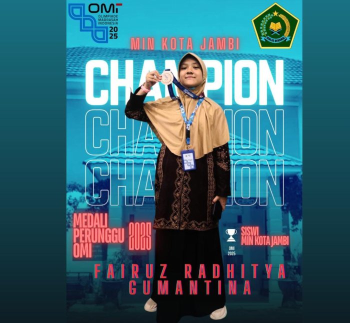 Fairuz Radhitya Gumantina Raih Perunggu di OMI Nasional 2025 Fairuz Radhitya Gumantina Raih Perunggu di OMI Nasional 2025