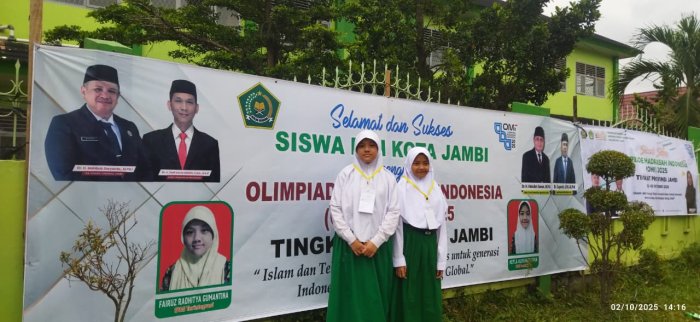 Fairuz dan Keyla Wakili Jambi di OMI Tingkat Provinsi Fairuz dan Keyla Wakili Jambi di OMI Tingkat Provinsi