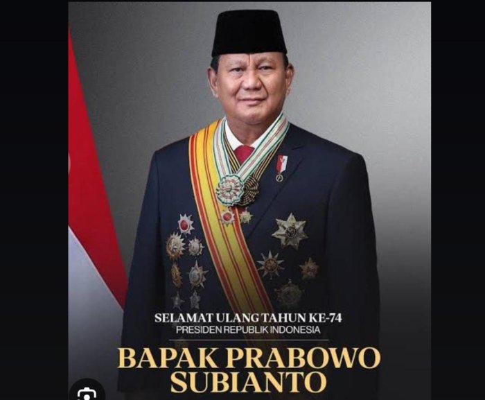 Selamat Ulang Tahun untuk Pak Prabowo Selamat Ulang Tahun untuk Pak Prabowo